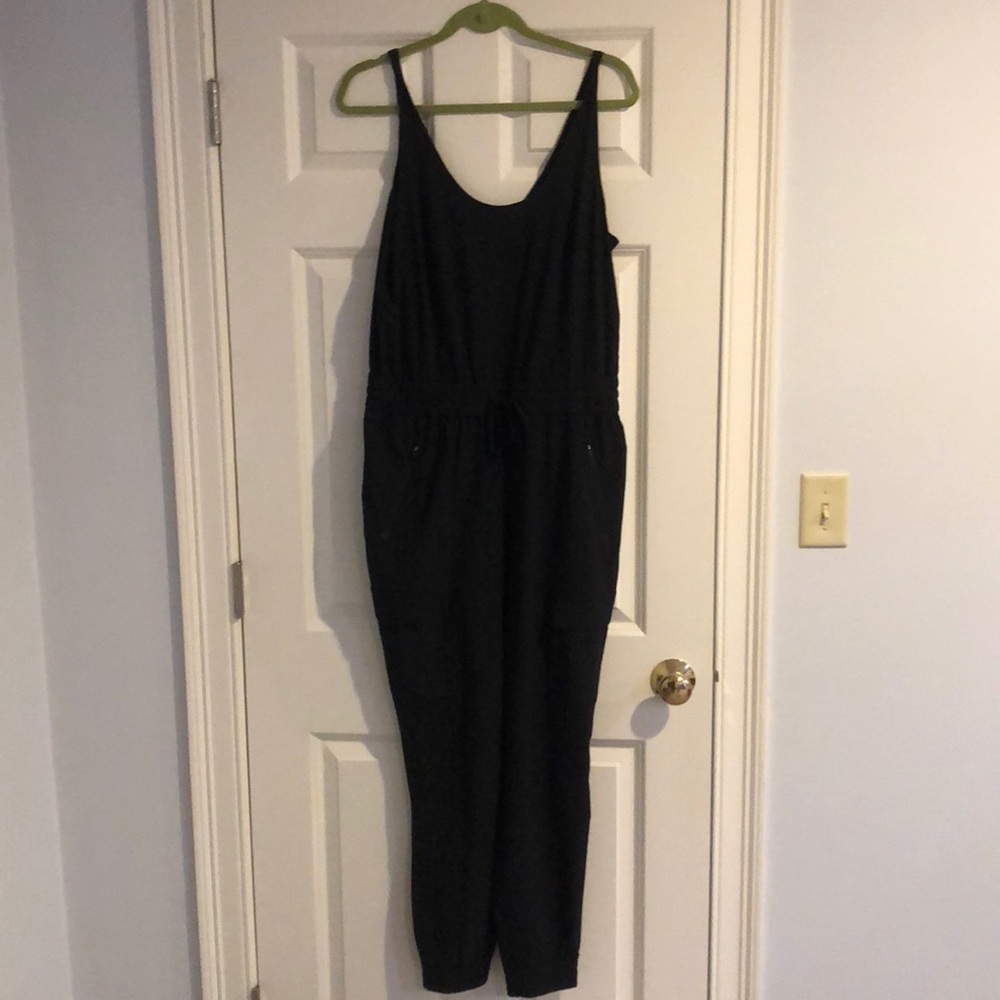 Athlete Black Jump Suit